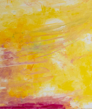 Emotional and poetic abstract piece – SPRING painting in soft spring colors

