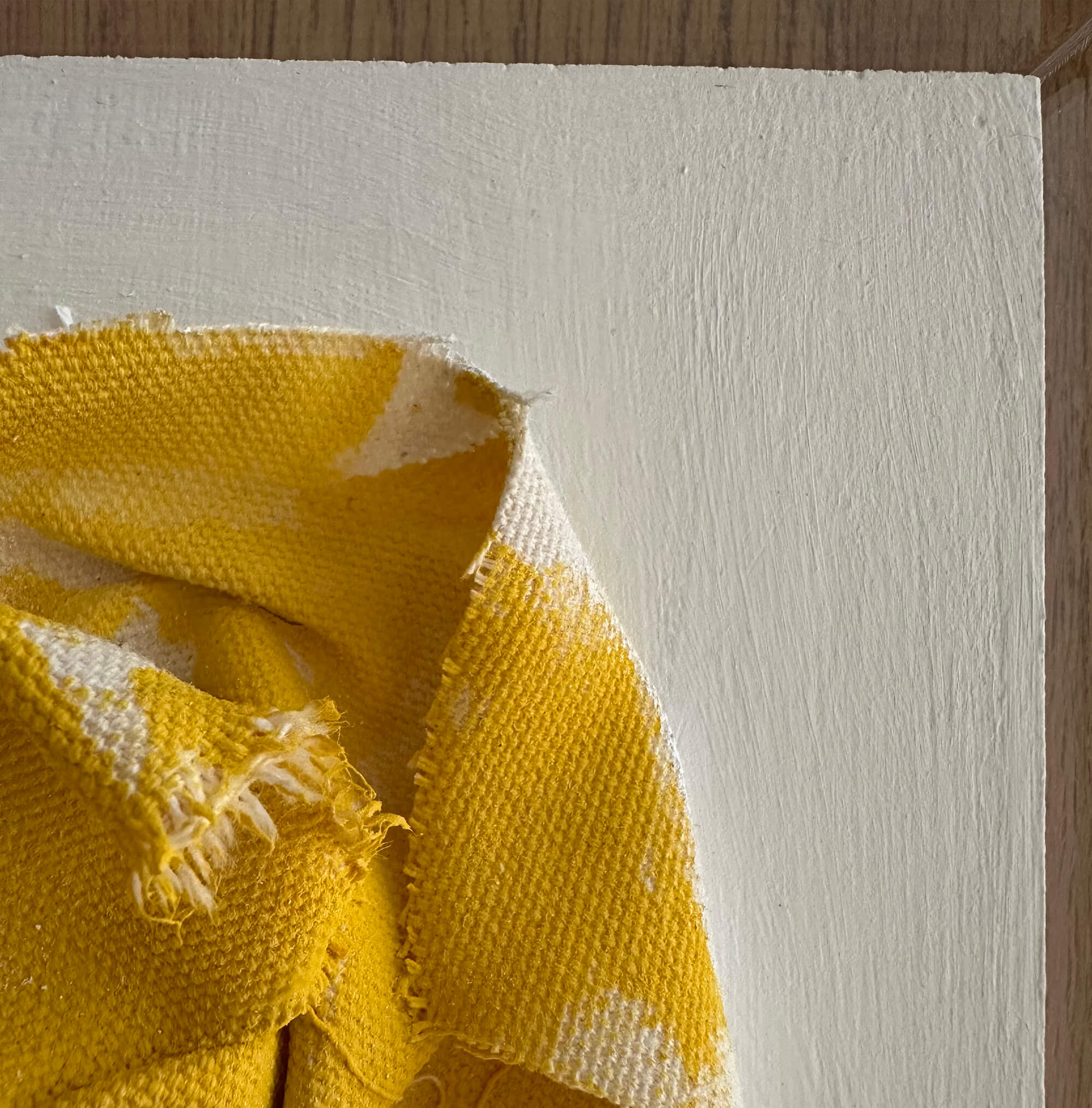 Original mixed media artwork on paper – MINI YELLOW by Marcela Cadena