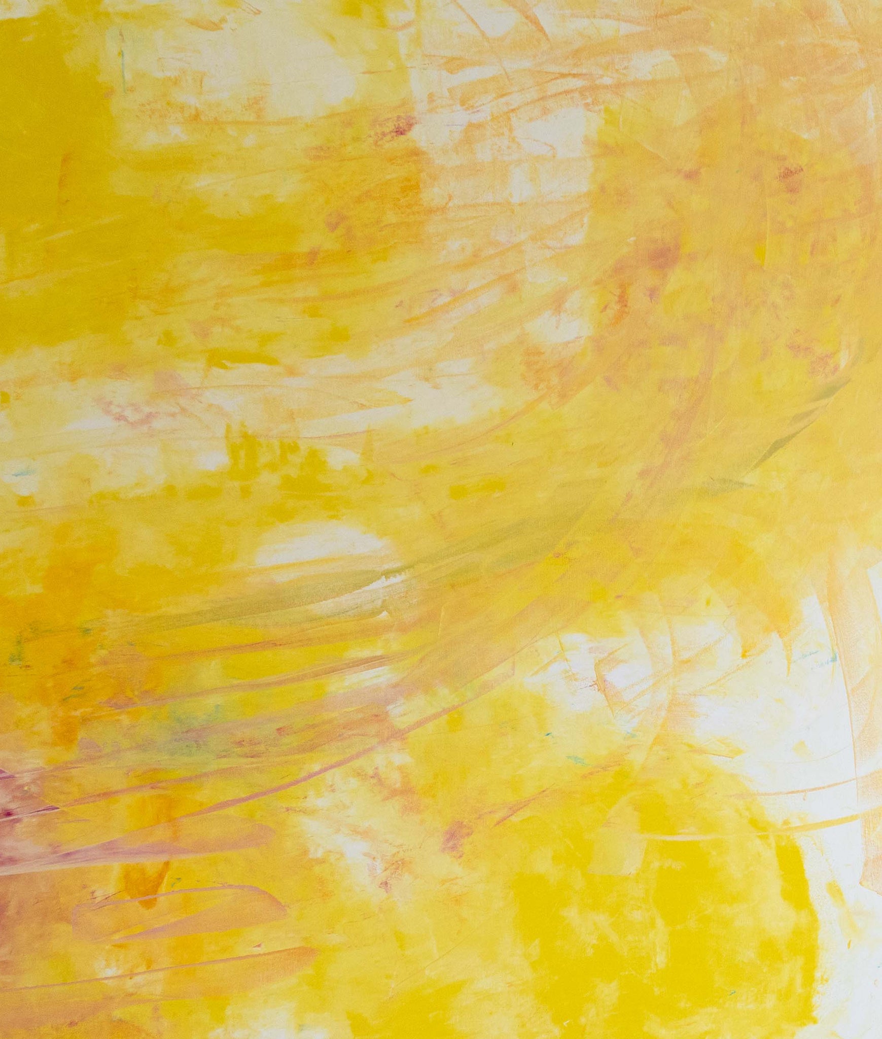 Original contemporary artwork SPRING – Light-filled composition by Mexican artist Marcela Cadena