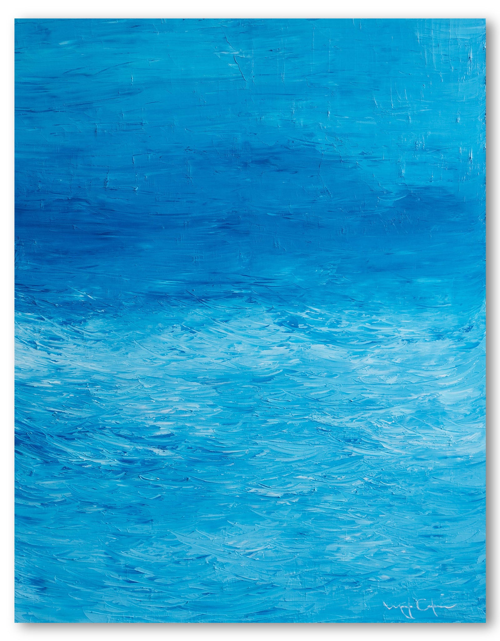 Art azul Mar by Marcela Cadena